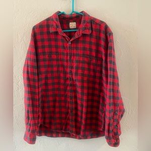 J Crew Flannel buffalo check